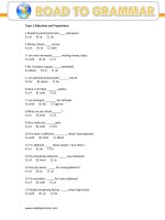 ROAD TO GRAMMAR ALL 365 EXERCISES TOGETHER 