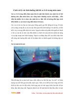 Cách xử lý các tình huống khi lái xe ô tô trong mùa mưa