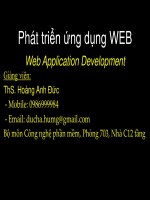 Slide bài giảng thiết kế web bằng HTML