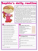 21729 sophies daily routine 
