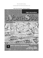 NORTHSTAR READING AND WRITING   pearson longman HIGH INTERMEDIATE 