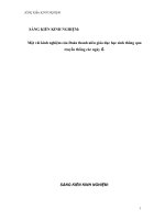 skkn công tác đoàn