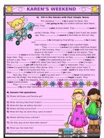 10156 karens weekend past simple reading 