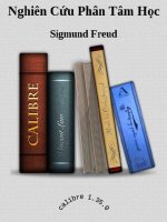NGHIÊN cứu PHÂN tâm học   SIGMUND FREUD 