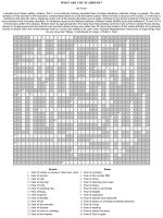 WHAT ARE YOU SCARED OF  