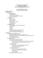 Đề cương ôn tập môn nông nghiệp đại cương