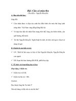 Giáo án Ngữ văn 11 bài Câu cá mùa thu