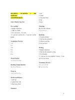 Reading starter new 1 answer key 