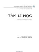 GIÁO TRÌNH tâm lý học   NXB đh sư PHẠM 