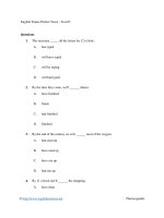 English future perfect tense   test 03 