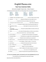 20 common english phrasal verbs mixed tenses 2 