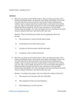 English grade 9   reading test 03 