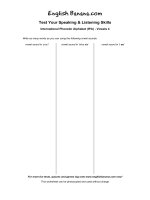 international phonetic alphabet ipa vowels 4 worksheet esl27 