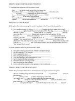 English grammar activities for 1 bachillerato 