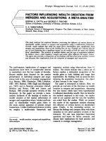 Stock returns in mergers and acquisitions 