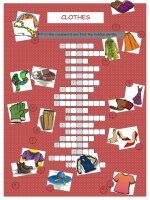 33610 clothes crossword puzzle 