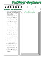 2257 funsheet for beginners animals 