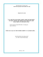 Các phương pháp điều khiển thiết bị kho điện sử dụng trong hệ thống phát điện sức gió hoạt động ở chế độ ốc đảo 