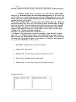 2813 past and past continuous reading comprehension and grammar practice  