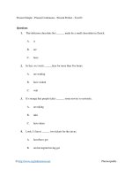 Present simple   present continuous   present perfect   test 02 