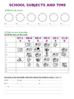 17672 school subjects and time 