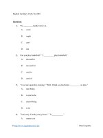 English auxiliary verbs test 002 