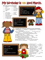 11984 prepositions of time  in an at 