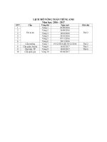 Lịch mở các vòng thi Violympic Toán Tiếng Anh năm học 2016 - 2017