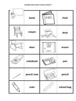 DOMINO GAME ABOUT SCHOOL SUBJECTS 