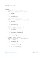 Will vs be going to   test 02 