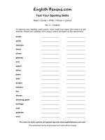 read cover write check correct 3 clothes es14 