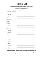 talk a lot translate animal names from the ipa 2 