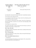 Thông tư 29/2016/TT-BNNPTNT Quy định tiêu chuẩn đối với nhân viên thú y xã, phường, thị trấn