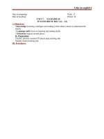 Giáo án Tiếng Anh 6 unit 7: Your house