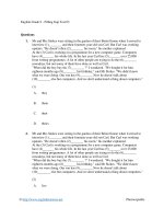 English grade 9   filling gap test 03 