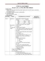 Giáo án Tiếng Anh 6 unit 15: Countries