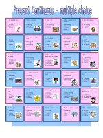 8921 present continuous  multiple choice 