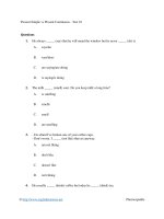 Present simple vs present continuous   test 01 