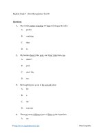 English grade 7   error recoginition test 02 