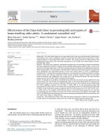 Effectiveness of the chaos falls clinic in preventing falls and injuries of home dwelling older adults  a randomised controlled trial 