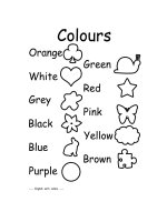 colours english