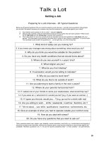 getting a job preparing for a job interview 