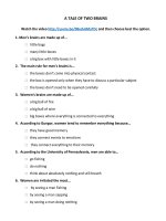 A TALE OF TWO BRAINS 