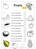 4245 do you like apples  fruits worksheet 