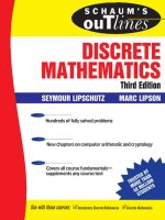 Schaums outline of discrete mathematics 