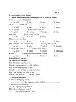 bộ đề ôn tiếng anh 6 phần 2