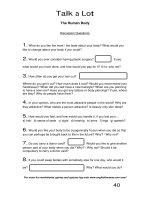 talk a lot 2 discussion questions the human body 