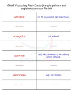 GMAT vocabulary flash cards04 