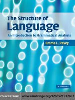 11  the structure of language   an introduction to grammatical analysis 