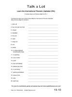 talk a lot translate signs and notices into the ipa 1 